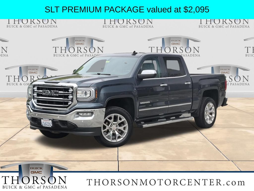 Dark Slate Metallic 2017 GMC Sierra 1500 Pickup Truck 4X2 6-Speed Automatic Overdrive