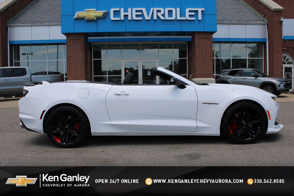 Summit White 2023 Chevrolet Camaro Convertible Rear-Wheel Drive Automatic
