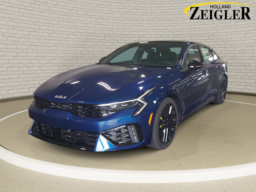 Yacht Blue 2026 Kia K5 GT FWD Sedan Front-Wheel Drive 8-Speed Dual Clutch