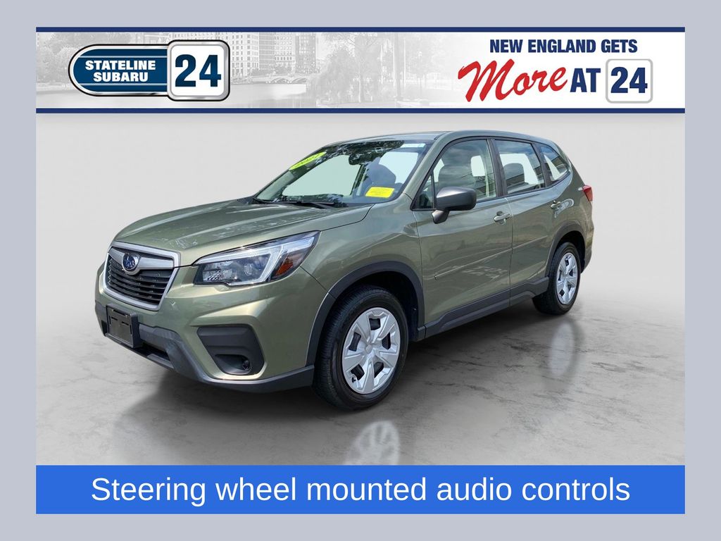 Jasper Green Metallic 2021 Subaru Forester SUV / Crossover All-Wheel Drive Continuously Variable Transmission