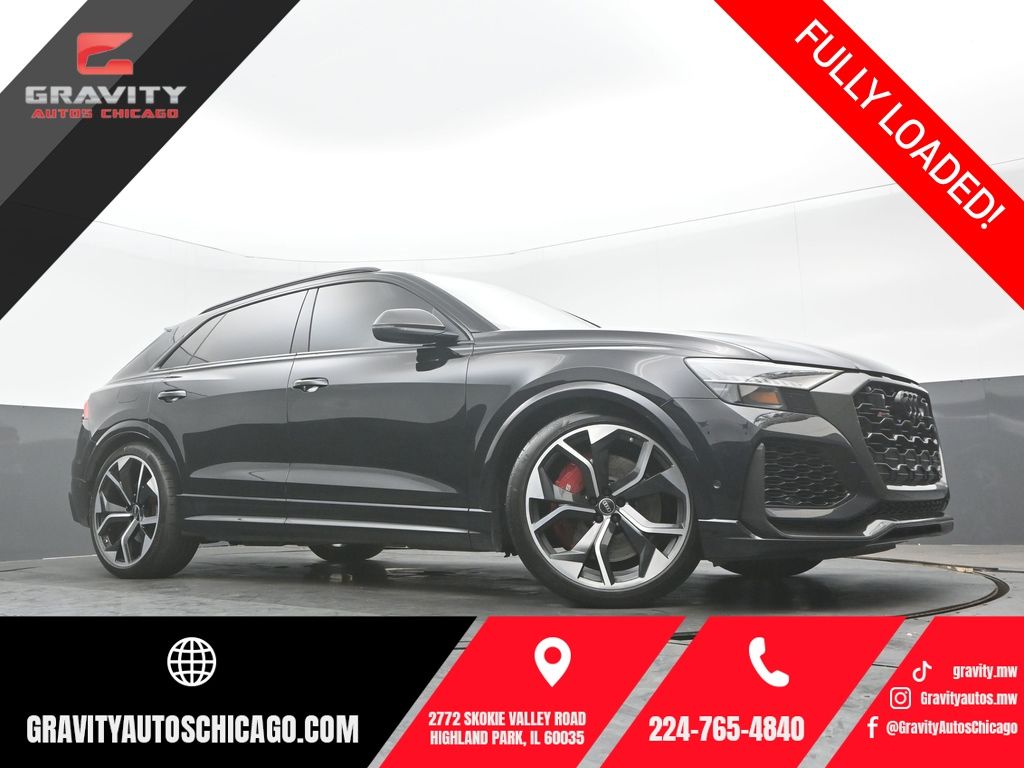 Orca Black Metallic 2021 Audi RS Q8 SUV / Crossover All-Wheel Drive 8-Speed Automatic