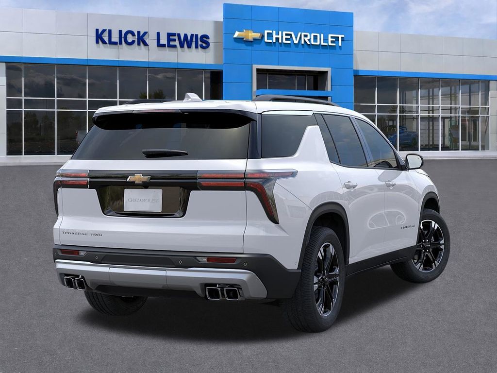 2027 Chevrolet Traverse LT White at Klick Lewis Buick Chevrolet