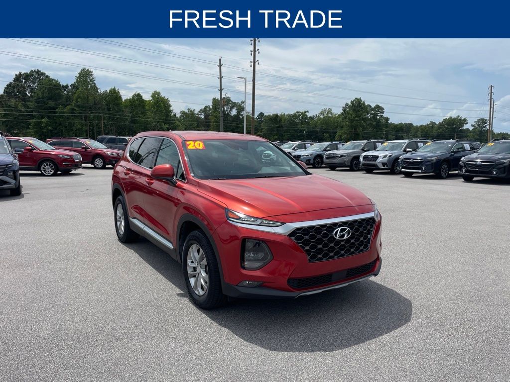 Lava Orange 2020 Hyundai Santa Fe SUV / Crossover Front-Wheel Drive 8-Speed Automatic