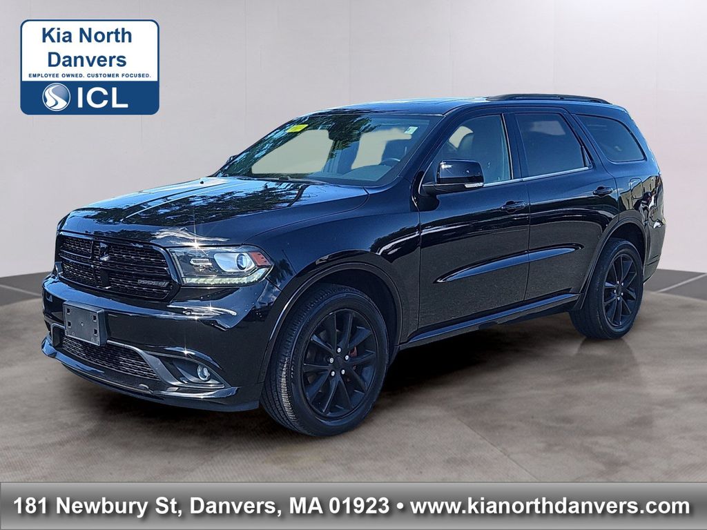 Black Clearcoat 2018 Dodge Durango SUV / Crossover All-Wheel Drive 8-Speed Automatic