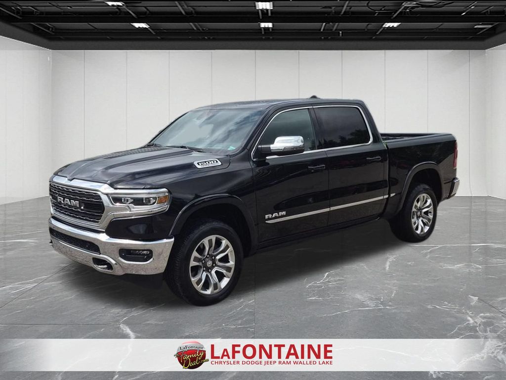 Diamond Black 2024 RAM 1500 Pickup Truck Four-Wheel Drive 8-Speed Automatic