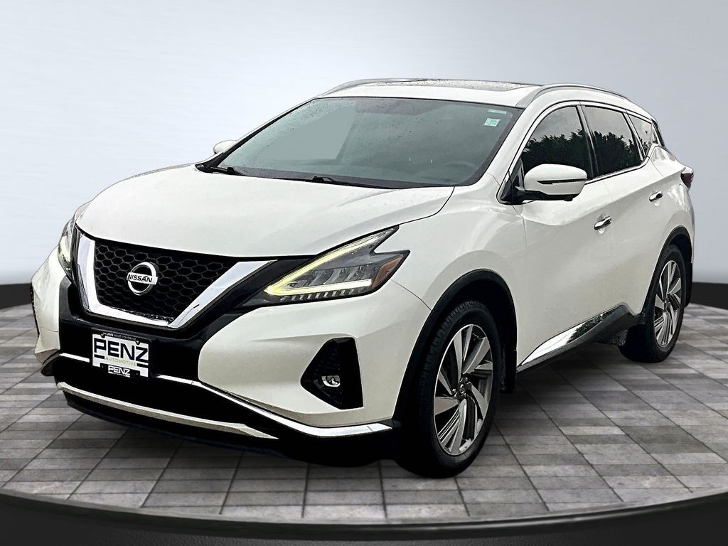Pearl White Tricoat 2019 Nissan Murano SUV / Crossover All-Wheel Drive Continuously Variable Transmission