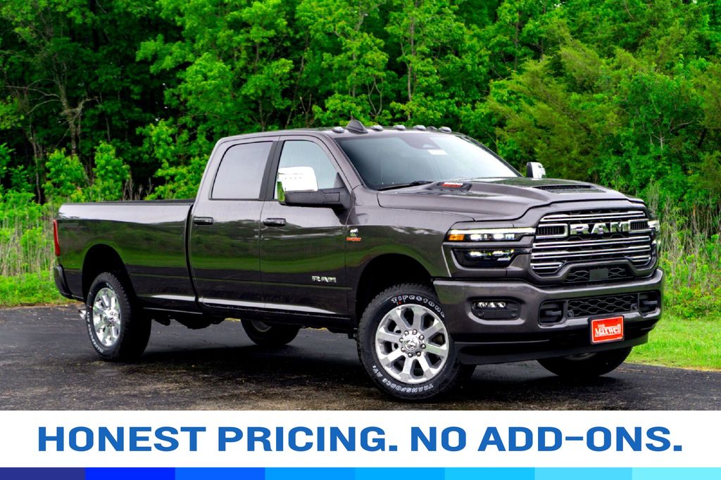 Gray (Granite Crystal Metallic Clearcoat) 2026 RAM 3500 Laramie Crew Cab LB 4WD Pickup Truck Four-Wheel Drive 8-Speed Automatic