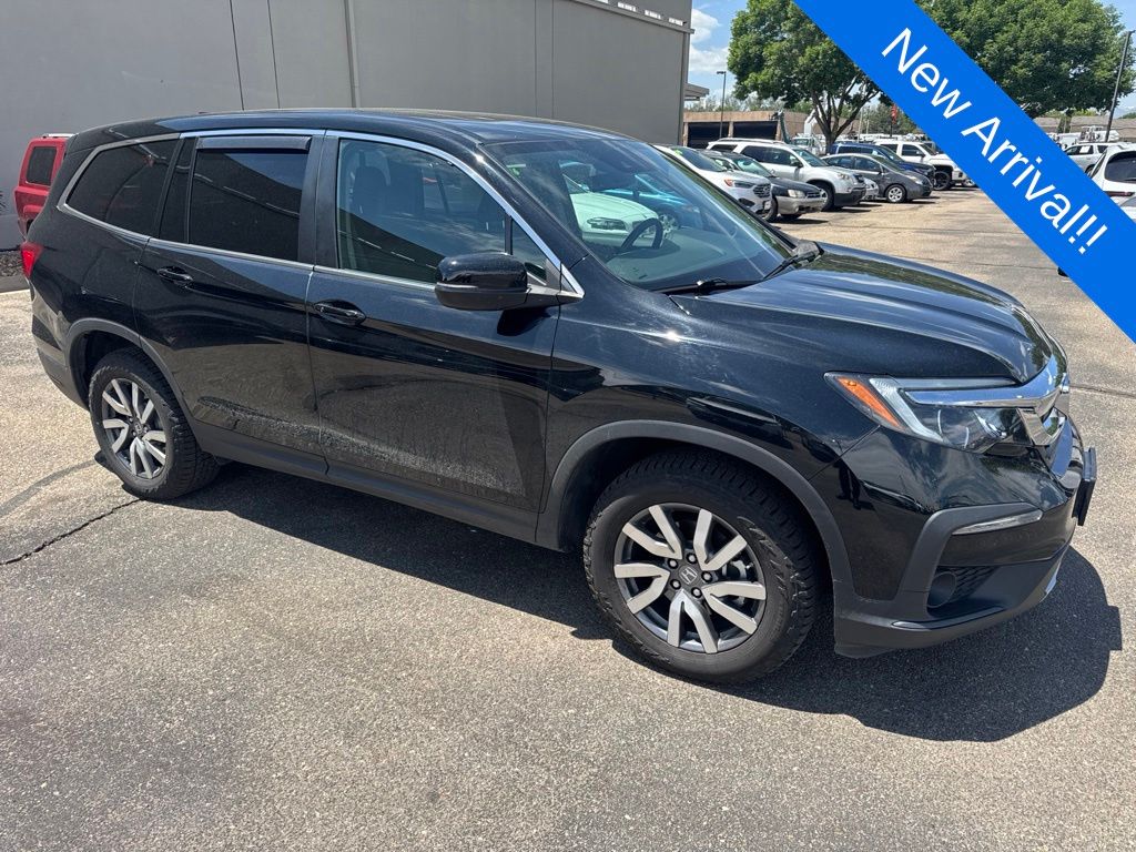 Black 2021 Honda Pilot EX-L AWD SUV / Crossover All-Wheel Drive 9-Speed Automatic