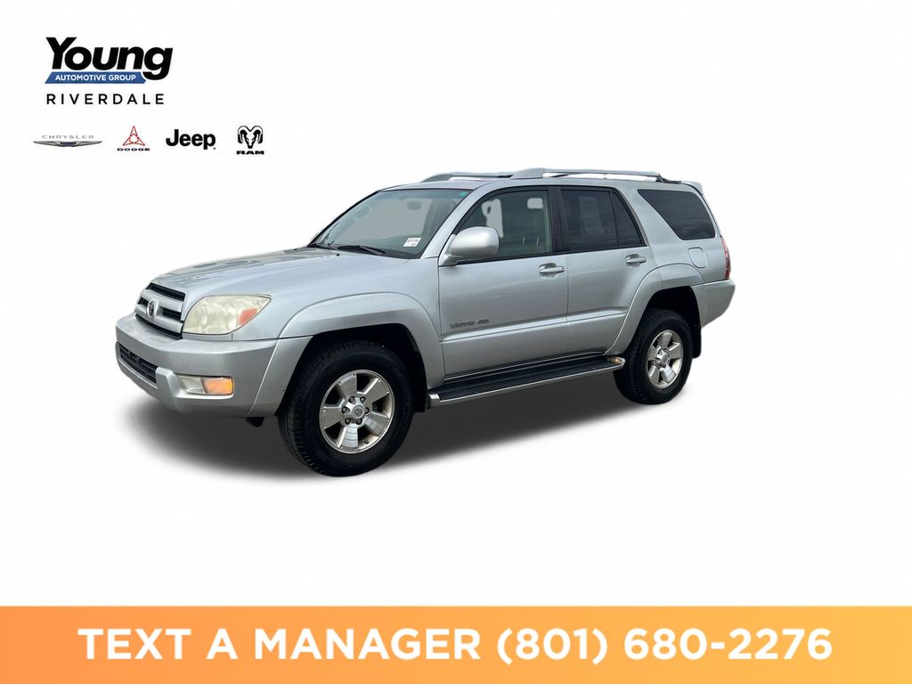 Titanium Metallic 2004 Toyota 4Runner SUV / Crossover Four-Wheel Drive 5-Speed Automatic Overdrive