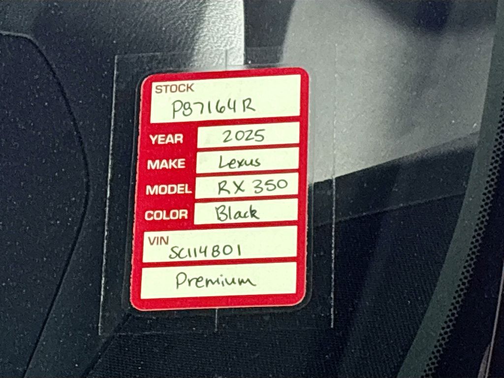 2025 Lexus RX 350 Premium