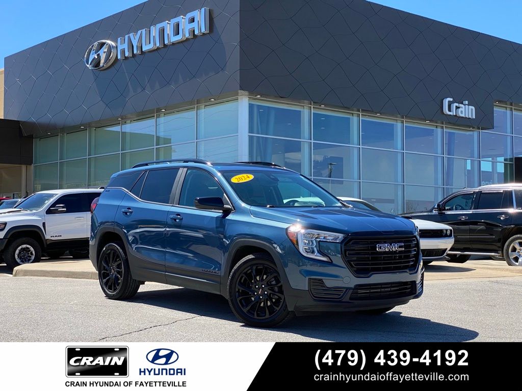 Downpour Metallic 2024 GMC Terrain SLE AWD SUV / Crossover All-Wheel Drive 9-Speed Automatic