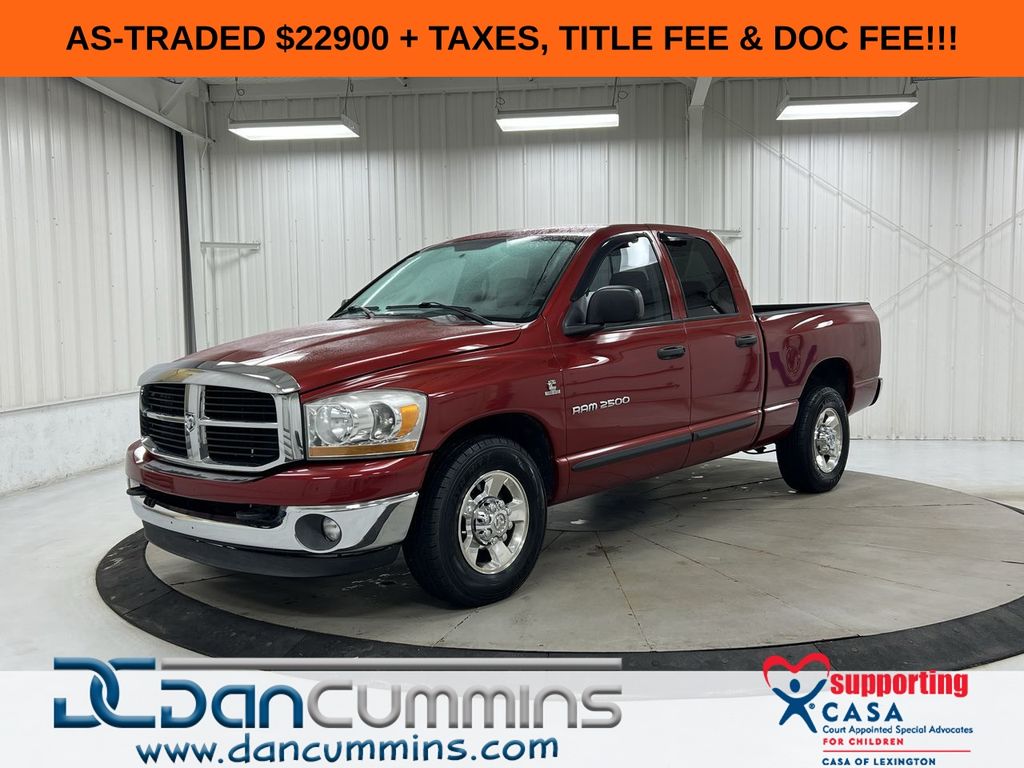 Inferno Red Crystal Pearl 2006 Dodge RAM 2500 Pickup Truck 4X2 4-Speed Automatic