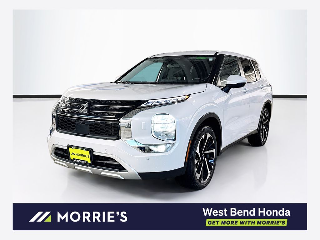White Diamond 2024 Mitsubishi Outlander SUV / Crossover All-Wheel Drive Continuously Variable Transmission