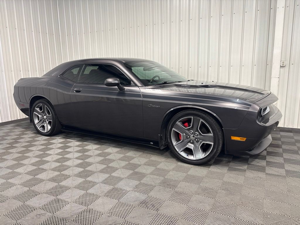 Gray (Granite Crystal Metallic Clearcoat) 2013 Dodge Challenger Coupe Rear-Wheel Drive 5-Speed Automatic