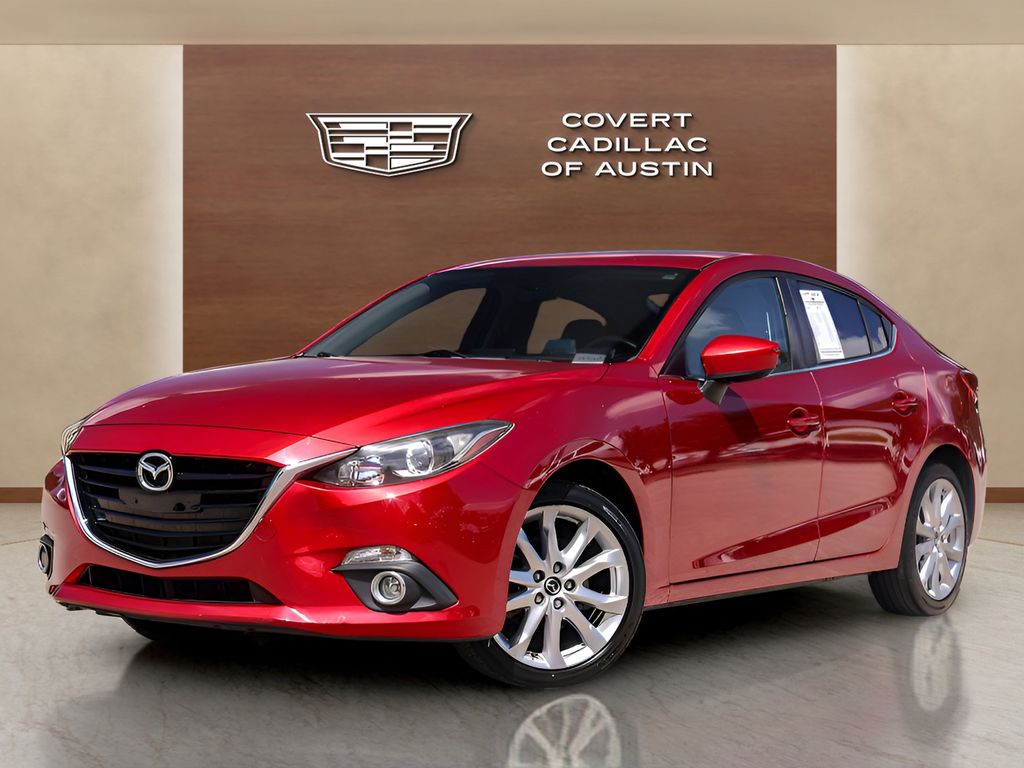 Red 2015 Mazda MAZDA3 s Touring Sedan Front-Wheel Drive 6-Speed Automatic