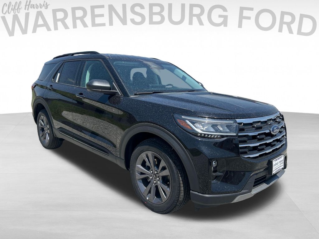 Agate Black Metallic 2026 Ford Explorer SUV / Crossover All-Wheel Drive Automatic