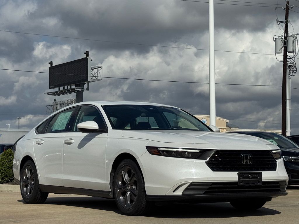 2023 Honda Accord EX White at Mac Haik CDJR North Houston