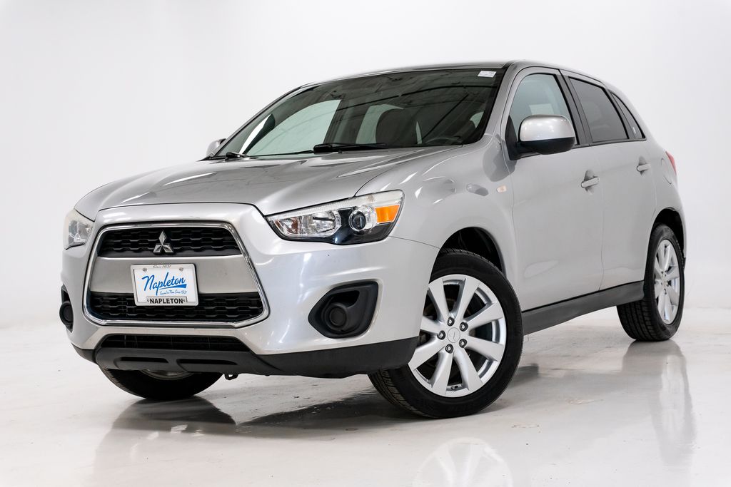 Quick Silver Metallic 2014 Mitsubishi Outlander Sport ES SUV / Crossover Front-Wheel Drive Continuously Variable Transmission