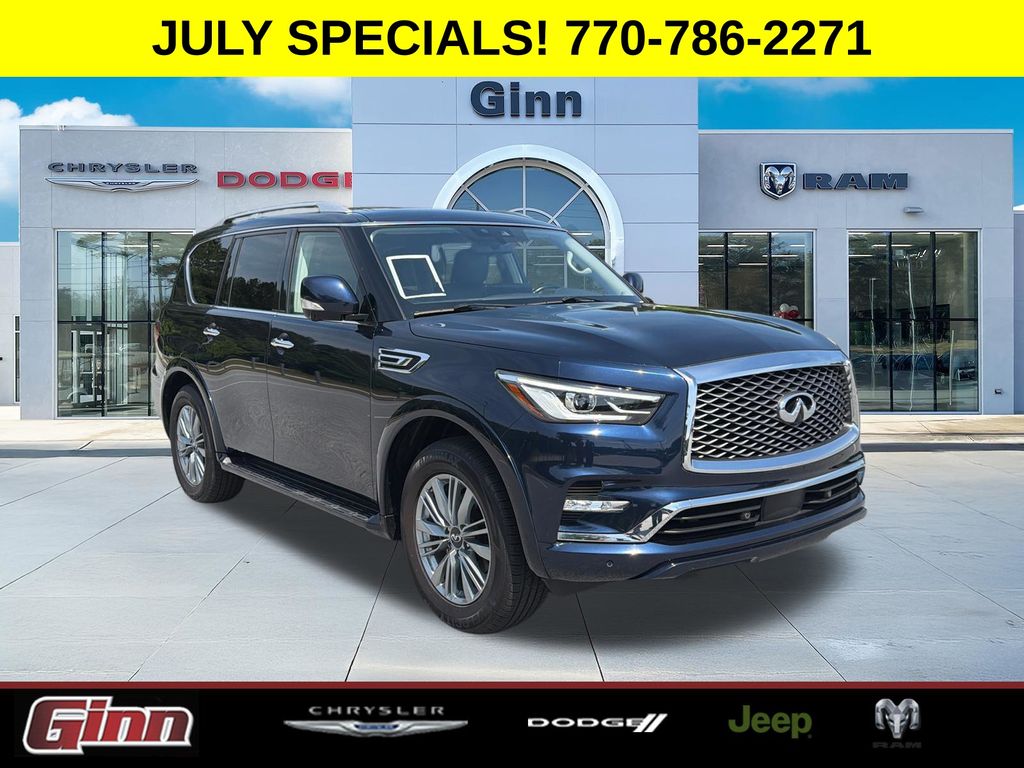Hermosa Blue 2024 INFINITI QX80 SUV / Crossover Rear-Wheel Drive Automatic