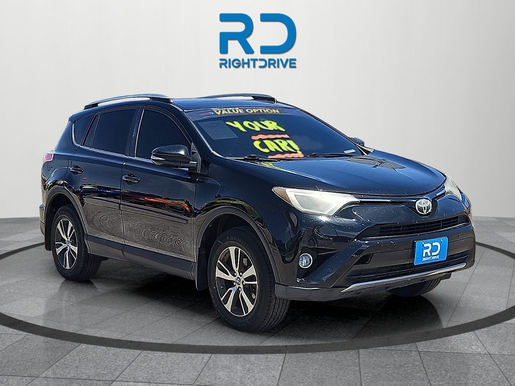 Black 2017 Toyota RAV4 XLE AWD SUV / Crossover All-Wheel Drive 6-Speed Automatic