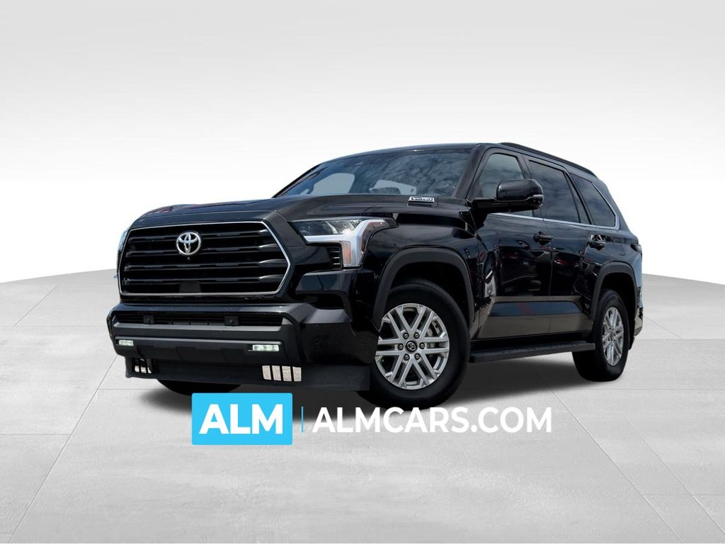 Midnight Black Metallic 2025 Toyota Sequoia SUV / Crossover Four-Wheel Drive Automatic