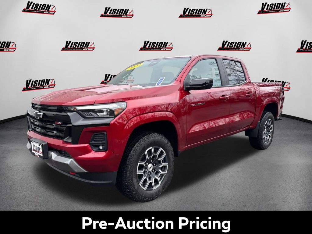 Radiant Red Tintcoat 2023 Chevrolet Colorado Pickup Truck Four-Wheel Drive 8-Speed Automatic