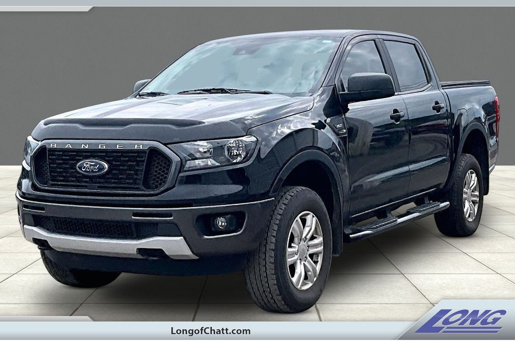 Shadow Black 2023 Ford Ranger Pickup Truck Four-Wheel Drive Automatic