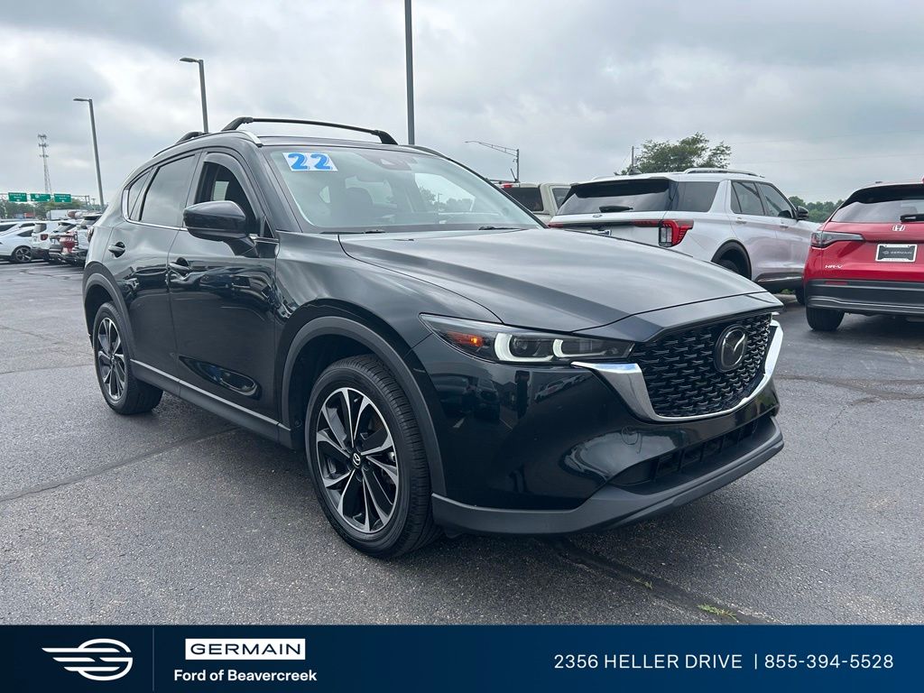 Jet Black Mica 2022 Mazda CX-5 2.5 S Premium Plus AWD SUV / Crossover All-Wheel Drive 6-Speed Automatic