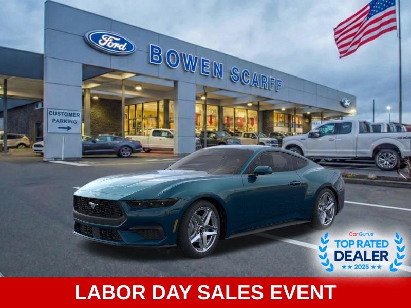Adriatic Blue Metallic 2026 Ford Mustang Coupe Rear-Wheel Drive Automatic