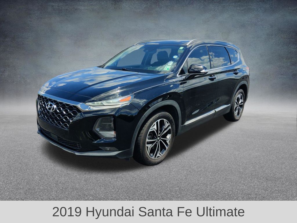 Twilight Black 2019 Hyundai Santa Fe SUV / Crossover Front-Wheel Drive 8-Speed Automatic