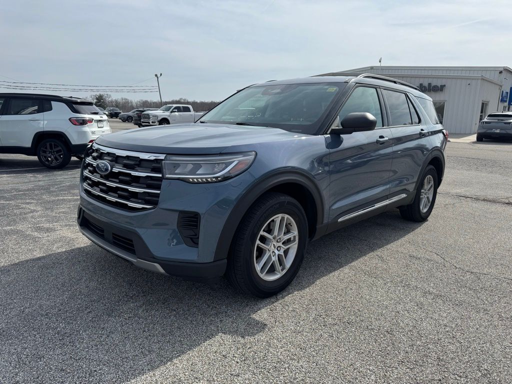 Vapor Blue 2025 Ford Explorer Active AWD SUV / Crossover All-Wheel Drive Automatic