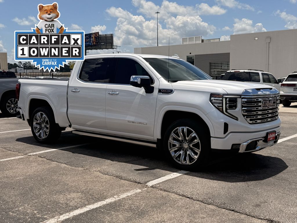 2024 GMC Sierra 1500 Denali White at Bayway Cadillac of The Woodlands