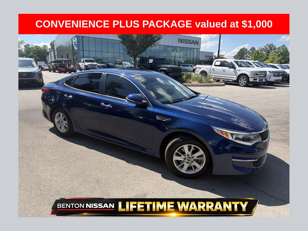 Horizon Blue 2017 Kia Optima Sedan Front-Wheel Drive 6-Speed Automatic