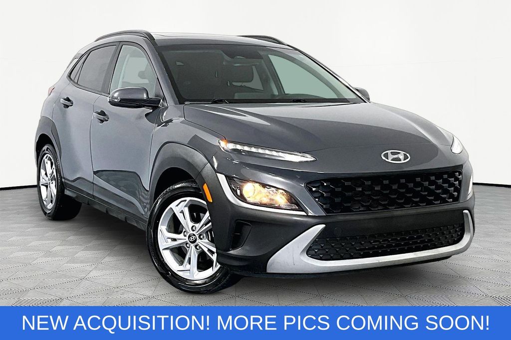 Ecotronic Gray 2023 Hyundai Kona SUV / Crossover Front-Wheel Drive Continuously Variable Transmission