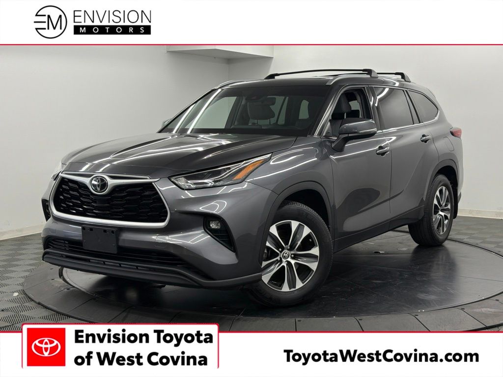 Magnetic Gray Metallic 2022 Toyota Highlander SUV / Crossover Front-Wheel Drive 8-Speed Automatic