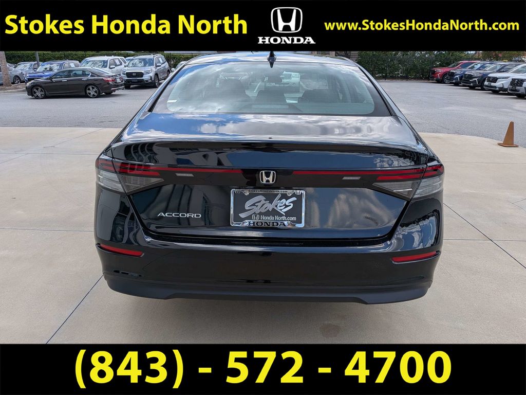 2025 Honda Accord LX Black at Stokes Honda North