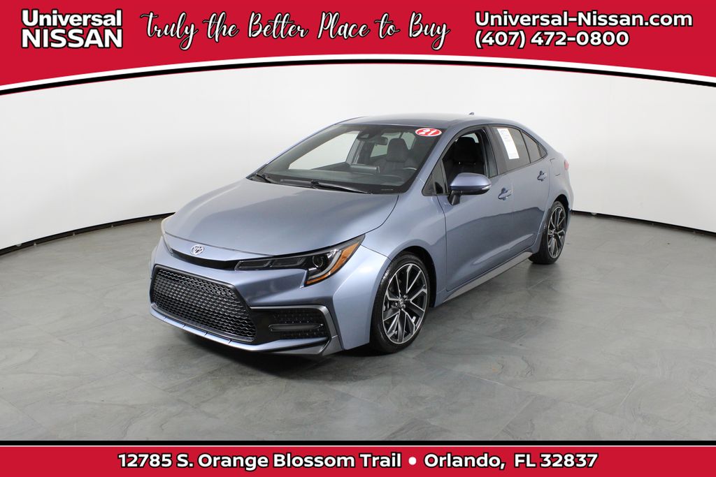 Celestite 2021 Toyota Corolla Sedan Front-Wheel Drive Continuously Variable Transmission