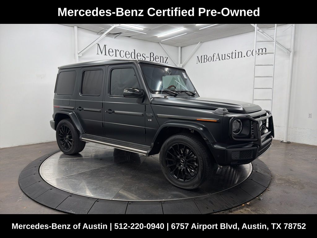 designo Night Black Magno 2020 Mercedes-Benz G-Class G 550 4MATIC SUV / Crossover All-Wheel Drive 9-Speed Automatic