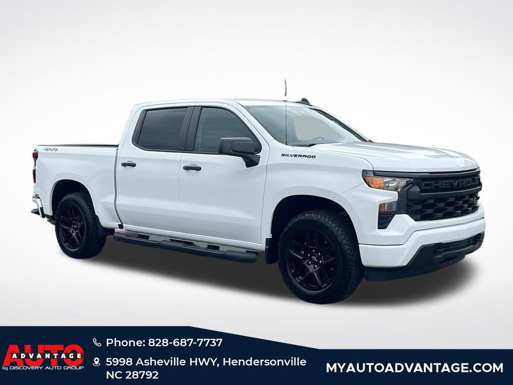 Summit White 2024 Chevrolet Silverado 1500 Pickup Truck Four-Wheel Drive 8-Speed Automatic