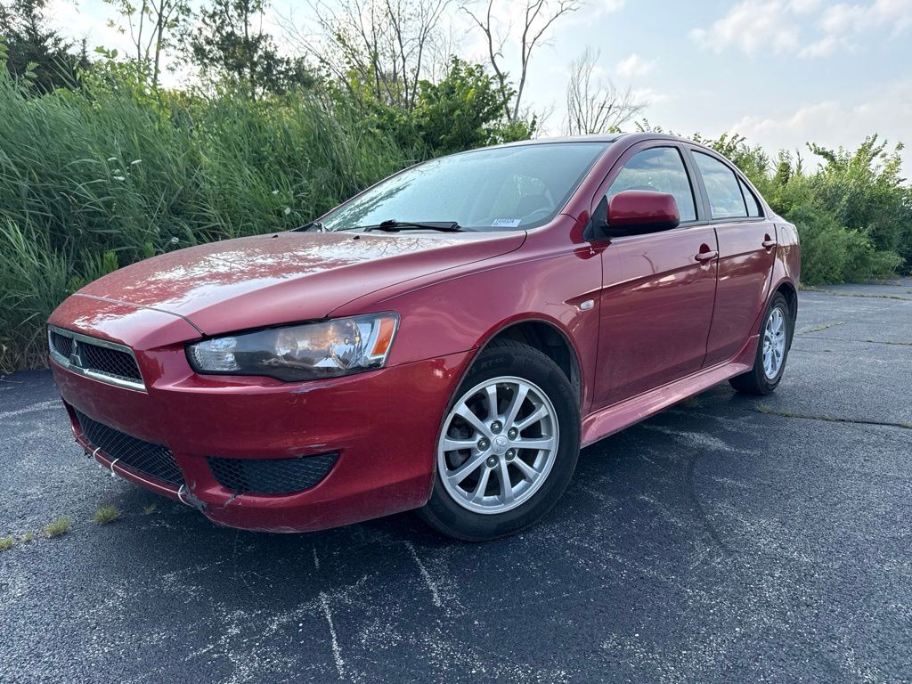 Rotor Glow Metallic 2010 Mitsubishi Lancer Sedan Front-Wheel Drive Continuously Variable Transmission