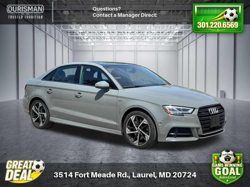Ibis White 2020 Audi A3 Sedan All-Wheel Drive 7-Speed Automatic