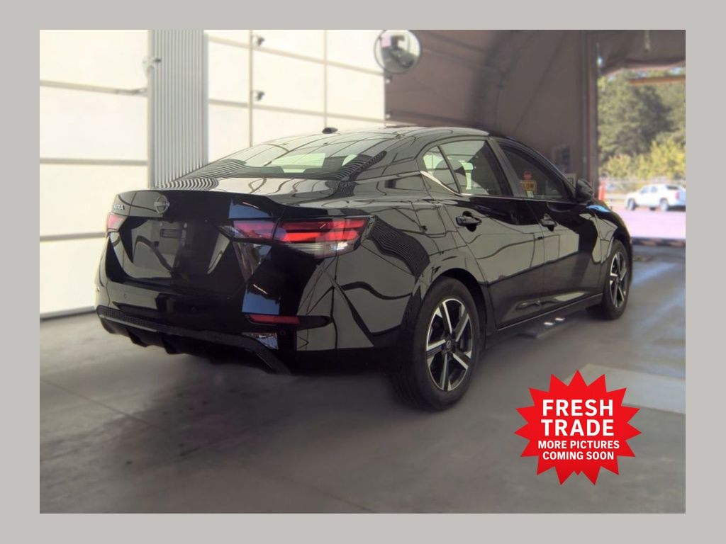 Super Black 2025 Nissan Sentra Sedan Front-Wheel Drive Continuously Variable Transmission