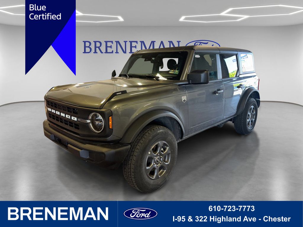 Gray Metallic 2025 Ford Bronco Big Bend 4-Door 4WD SUV / Crossover Four-Wheel Drive Automatic