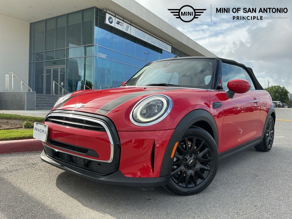 Chili Red 2024 MINI Cooper Convertible FWD Convertible Front-Wheel Drive 6-Speed Manual