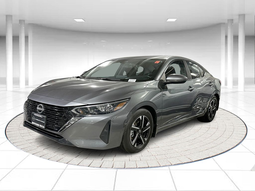Gray (Gun Metallic) 2025 Nissan Sentra Sedan Front-Wheel Drive Continuously Variable Transmission