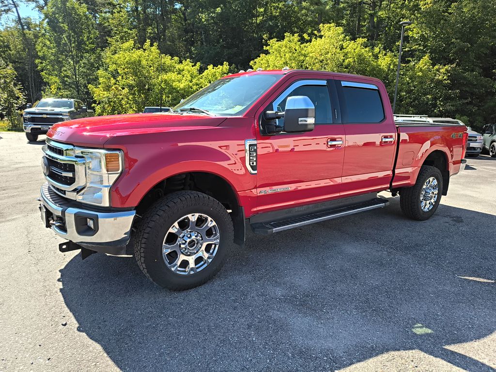 Red Metallic 2022 Ford F-350 Super Duty Pickup Truck Four-Wheel Drive Automatic