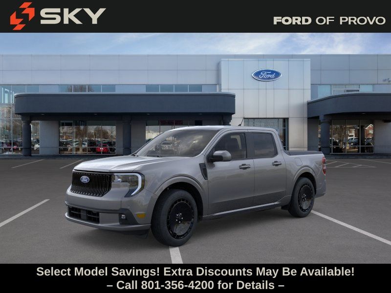 Carbonized Gray Metallic 2026 Ford Maverick Lobo SuperCrew AWD Pickup Truck All-Wheel Drive 7-Speed Automatic