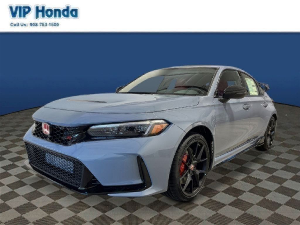 Gray 2025 Honda Civic Type R FWD Hatchback Front-Wheel Drive 6-Speed Manual