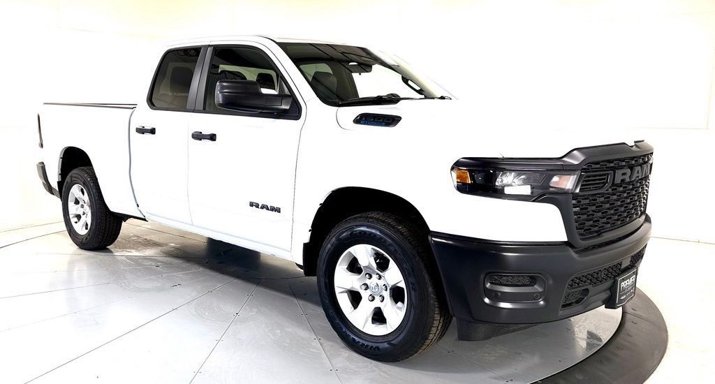 Bright White Clearcoat 2026 RAM 1500 Pickup Truck Four-Wheel Drive 8-Speed Automatic
