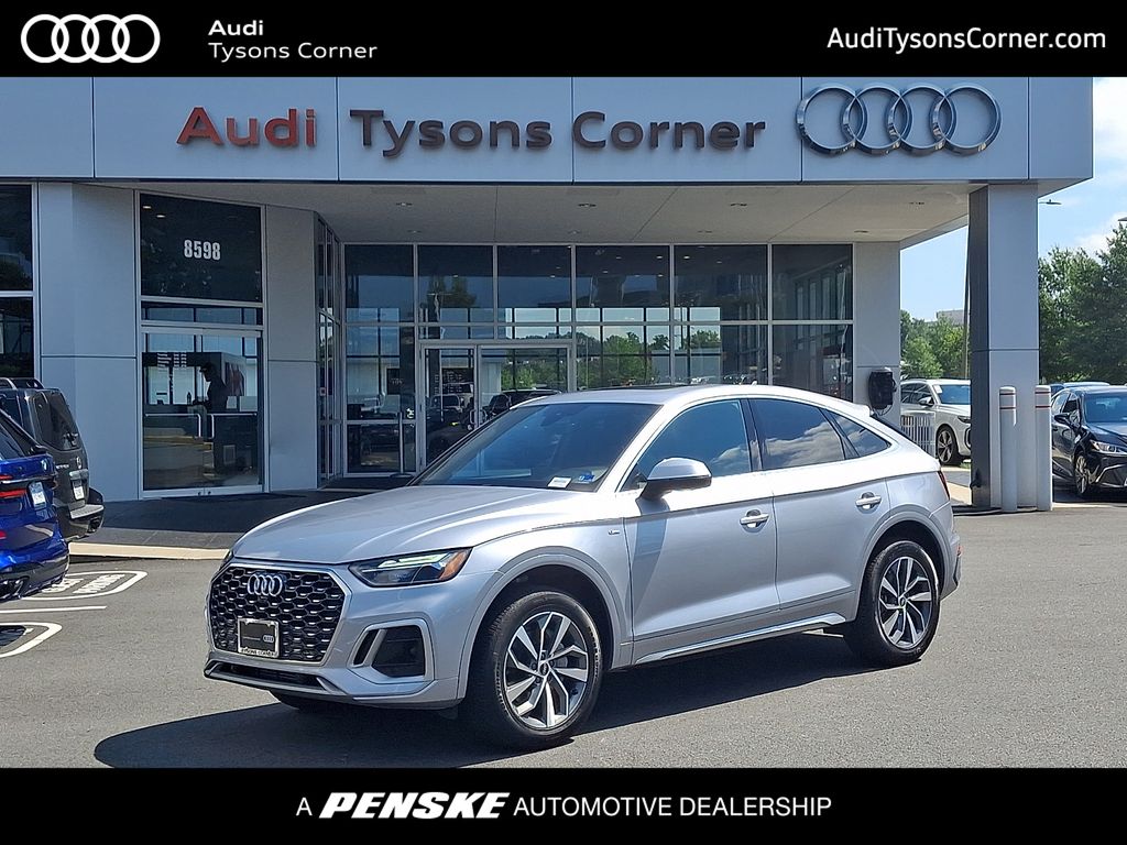 Florett Silver Metallic 2023 Audi Q5 Sportback Sedan All-Wheel Drive 7-Speed Automatic